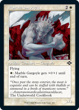 Marble Gargoyle (Variant) - Modern Horizons 2 Spoiler