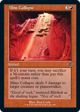 Mine Collapse (Variant) - Modern Horizons 2 Spoiler