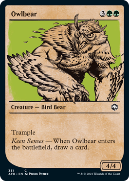 Owlbear (Variant) - Adventures in the Forgotten Realms Spoiler