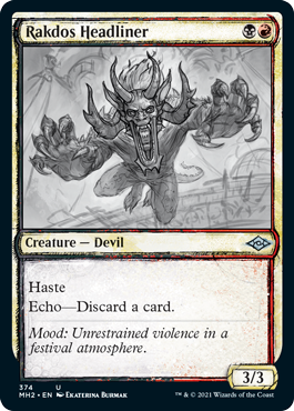 Rakdos Headliner (Variant) - Modern Horizons 2 Spoiler
