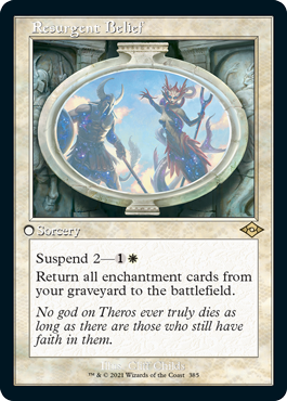 Resurgent Belief (Variant) - Modern Horizons 2 Spoiler