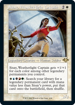 Sisay, Weatherlight Captain (Variant) - Modern Horizons 2 Spoiler