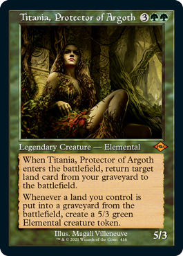 Titania, Protector of Argoth (Variant) 2 - Modern Horizons 2 Spoiler