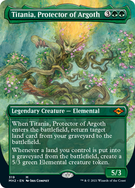 Titania, Protector of Argoth (Variant) - Modern Horizons 2 Spoiler