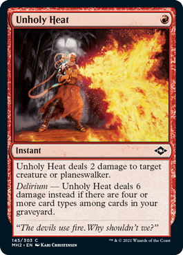 Unholy Heat - Modern Horizons 2 Spoiler