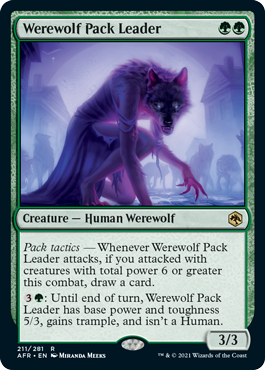 Werewolf Pack Leader - Adventures in the Forgotten Realms Spoiler