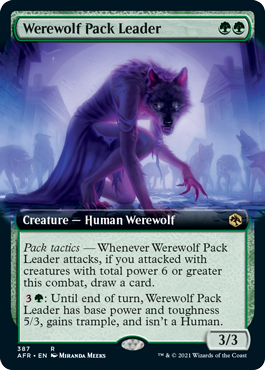 Werewolf Pack Leader (Variant) - Adventures in the Forgotten Realms Spoiler