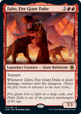 Zalto, Fire Giant Duke - Adventures in the Forgotten Realms Spoiler