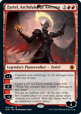 Zariel, Archduke of Avernus - Adventures in the Forgotten Realms Spoiler