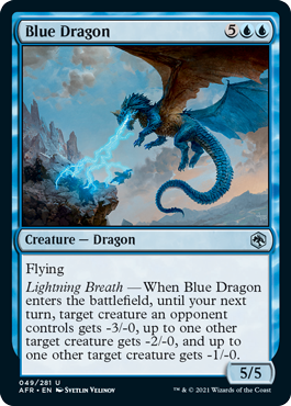 Blue Dragon - Adventures in the Forgotten Realms Spoiler