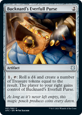 Bucknard's Everfull Purse - Adventures in the Forgotten Realms Commander Spoiler