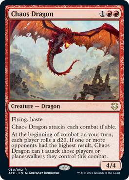 Chaos Dragon - Adventures in the Forgotten Realms Commander Spoiler