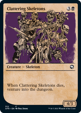 Clattering Skeletons (Variant) - Adventures in the Forgotten Realms Spoiler
