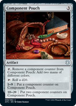 Component Pouch - Adventures in the Forgotten Realms Commander Spoiler