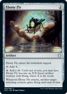 Ebony Fly - Adventures in the Forgotten Realms Commander Spoiler