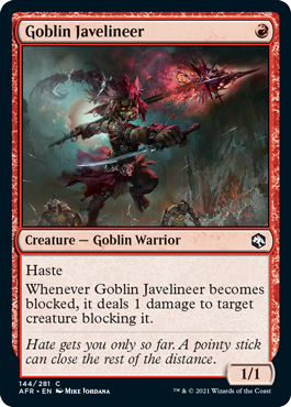 Goblin Javelineer - Adventures in the Forgotten Realms Spoiler