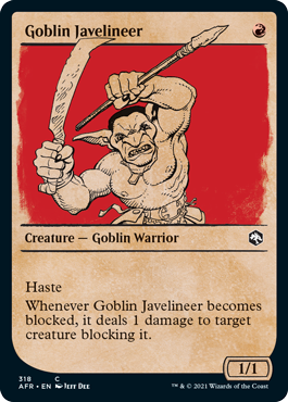 Goblin Javelineer (Variant) - Adventures in the Forgotten Realms Spoiler