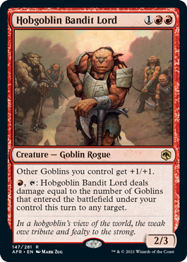 Hobgoblin Bandit Lord - Adventures in the Forgotten Realms Spoiler