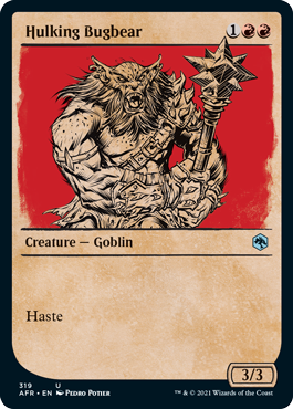Hulking Bugbear (Variant) - Adventures in the Forgotten Realms Spoiler