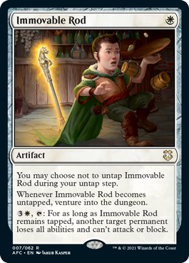Immovable Rod - Adventures in the Forgotten Realms Commander Spoiler