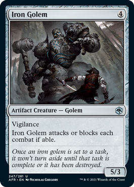 Iron Golem - Adventures in the Forgotten Realms Spoiler