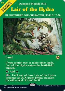 Lair of the Hydra (Variant) - Adventures in the Forgotten Realms Spoiler