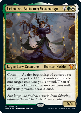 Leinore, Autumn Sovereign - Innistrad Midnight Hunt Commander Spoiler