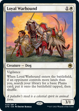Loyal Warhound - Adventures in the Forgotten Realms Spoiler