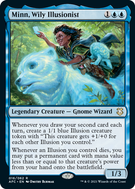 Minn, Wily Illusionist - Adventures in the Forgotten Realms Commander Spoiler