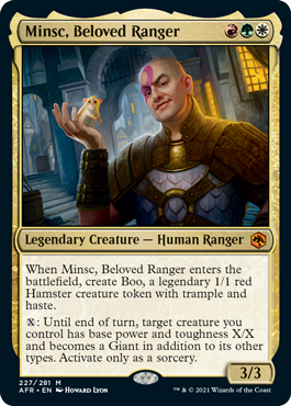 Minsc, Beloved Ranger - Adventures in the Forgotten Realms Spoiler