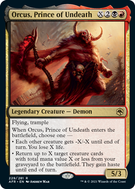 Orcus, Prince of Undeath - Adventures in the Forgotten Realms Spoiler