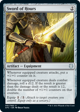 Sword of Hours - Adventures in the Forgotten Realms Commander Spoiler