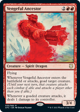 Vengeful Ancestor - Adventures in the Forgotten Realms Commander Spoiler