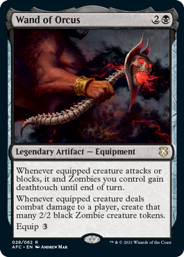 Wand of Orcus - Adventures in the Forgotten Realms Commander Spoiler