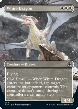 White Dragon (Variant) - Adventures in the Forgotten Realms Spoiler