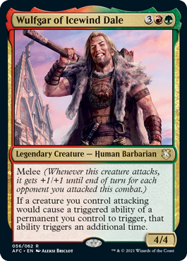 Wulfgar of Icewind Dale - Adventures in the Forgotten Realms Commander Spoiler