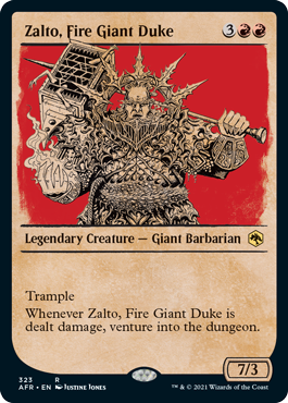 Zalto, Fire Giant Duke (Variant) - Adventures in the Forgotten Realms Spoiler