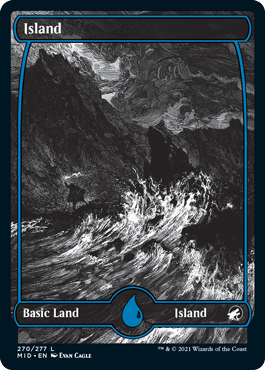 Island 01 - Innistrad Midnight Hunt Spoiler