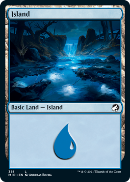 Island - Innistrad Midnight Hunt Spoiler