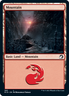 Mountain - Innistrad Midnight Hunt Spoiler