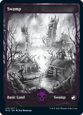 Swamp 02 - Innistrad Midnight Hunt Spoiler