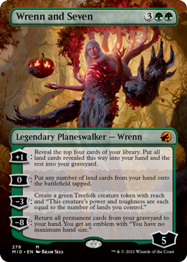 Wrenn and Seven (Promo) - Innistrad Midnight Hunt Spoiler