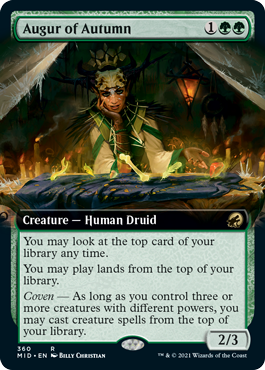 Augur of Autumn (Variant) - Innistrad Midnight Hunt Spoiler