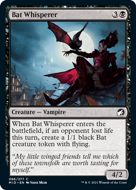 Bat Whisperer - Innistrad Midnight Hunt Spoiler