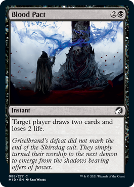 Blood Pact - Innistrad Midnight Hunt Spoiler