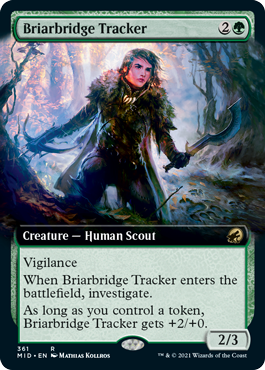 Briarbridge Tracker (Variant) - Innistrad Midnight Hunt Spoiler