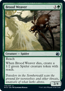 Brood Weaver - Innistrad Midnight Hunt Spoiler