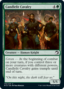 Candlelit Cavalry - Innistrad Midnight Hunt Spoiler