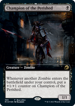 Champion of the Perished (Variant) - Innistrad Midnight Hunt Spoiler