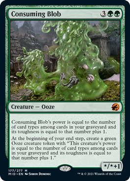 Consuming Blob - Innistrad Midnight Hunt Spoiler